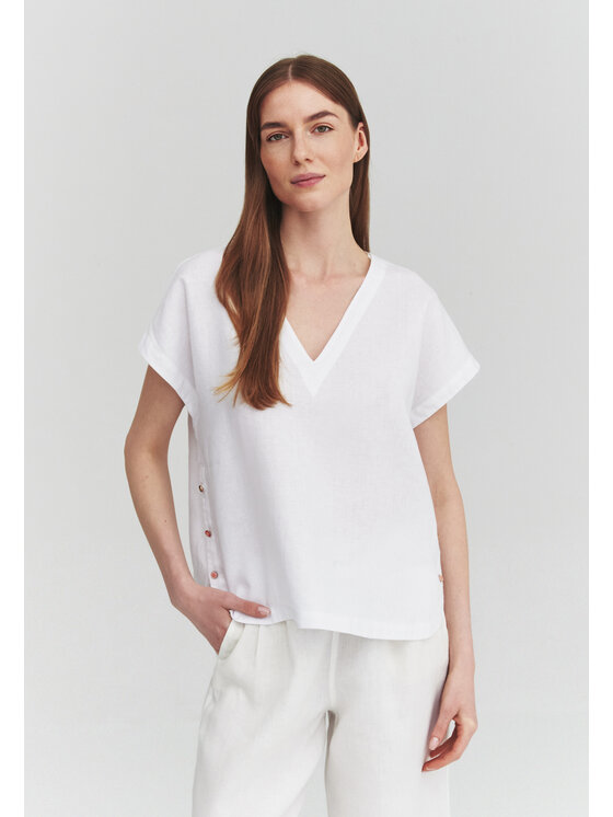 TATUUM TATUUM Halenka TALEN Bílá Loose Fit