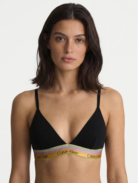 Calvin Klein Swimwear Vrchný diel bikín LV00QF8865 Čierna