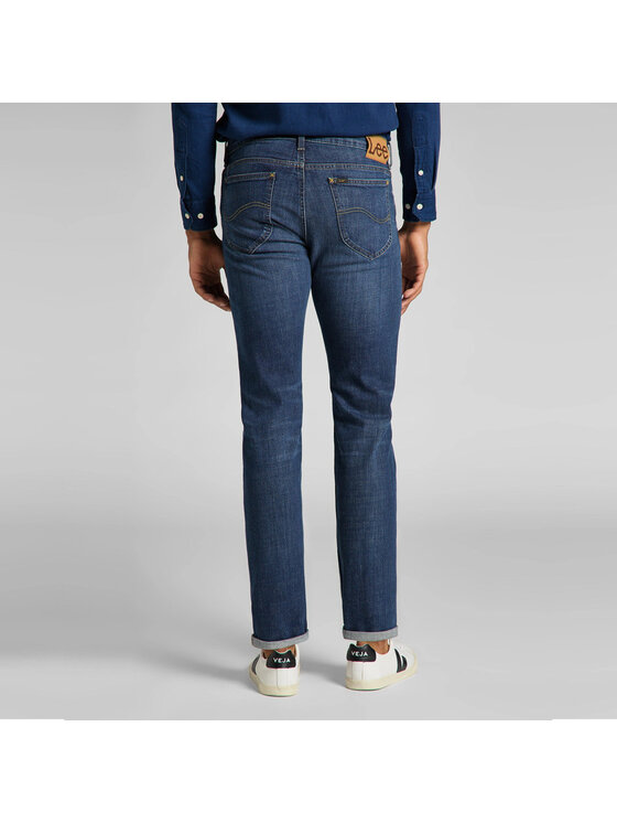 Lee Lee Jeansy RIDER Niebieski Slim Fit