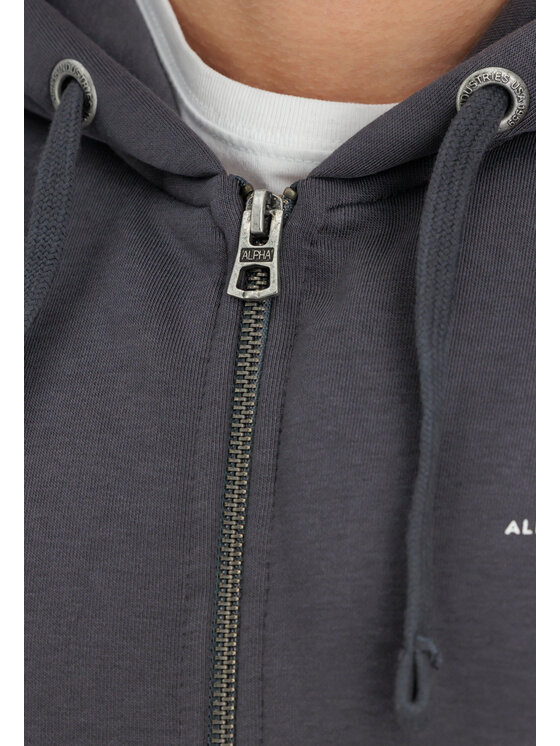 Alpha Industries Alpha Industries Mikina AI.118342-684-M Sivá Regular Fit