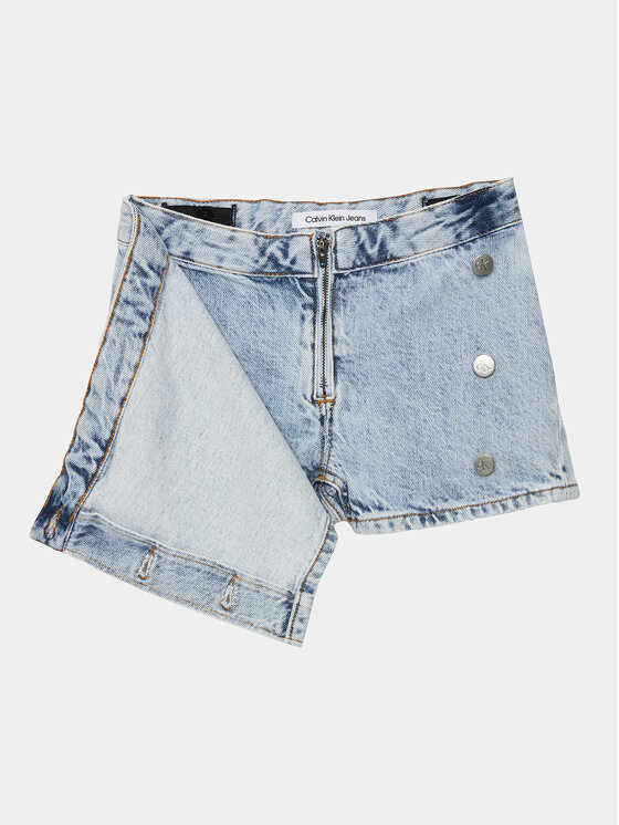 Calvin Klein Jeans Calvin Klein Jeans Džínové šortky IG0IG02372 Modrá Regular Fit