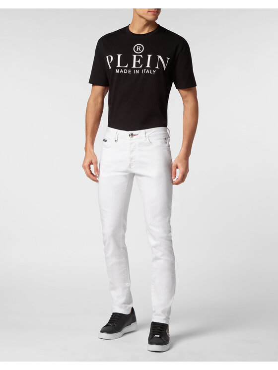 PHILIPP PLEIN PHILIPP PLEIN Jeans 14873 Bianco Straight Leg