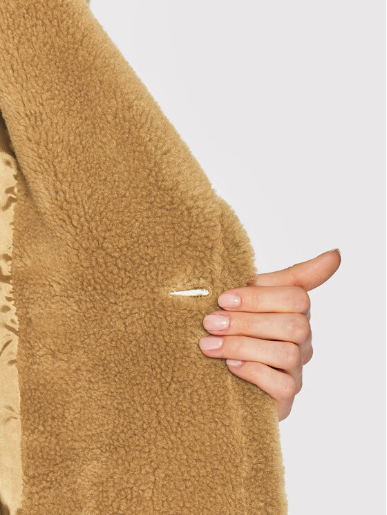 Marella Marella Fellmantel Osanna 39060328 Beige Regular Fit