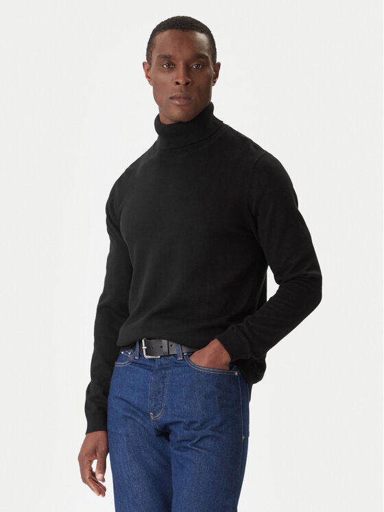 Jack & Jones Jack & Jones Krekls ar augstu apkakli Basic 12258051 Zaļš Regular Fit