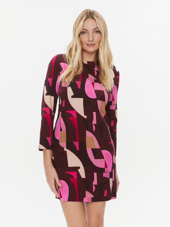 Marella Marella Kleid für den Alltag Nizza 2332261336200 Dunkelrot Regular Fit