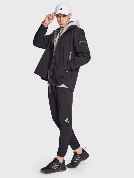 adidas adidas Vodootporna jakna Terrex Ct Myshelter H65700 Crna Regular Fit
