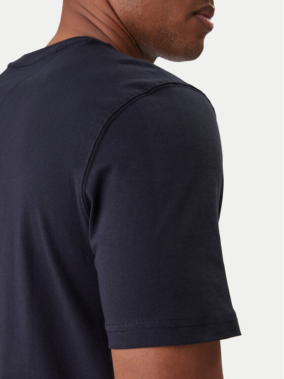 Tommy Hilfiger Tommy Hilfiger T-krekls Embro Flag MW0MW42736 Tumši zils Regular Fit