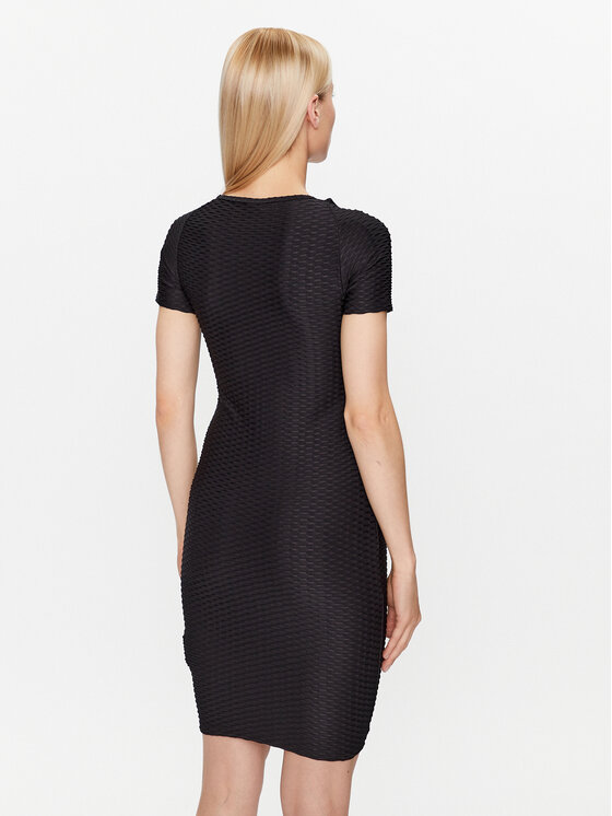 Guess Guess Vsakodnevna obleka Delma V3YK05 KBOA2 Črna Slim Fit