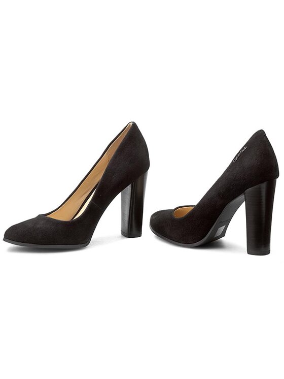 Calvin Klein Calvin Klein Κλειστά παπούτσια Jyler Kid Suede N11743 Μαύρο