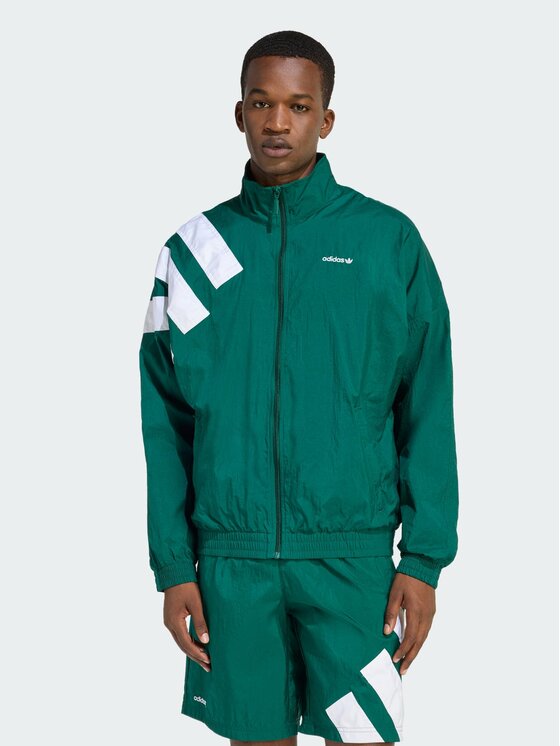 adidas adidas Bluza ARCHIVE BLOCKED Zielony Loose Fit