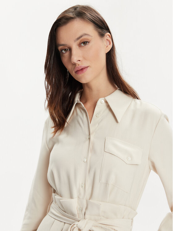 MAX&Co. MAX&Co. Haljina košulja Armilla 2416221032200 Bež Regular Fit