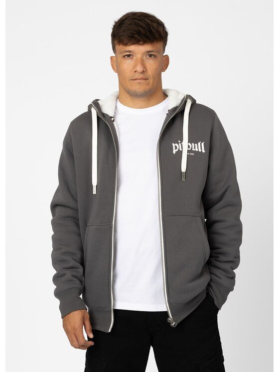 PITBULL PITBULL Bluza RUFFIN RING Szary Regular Fit