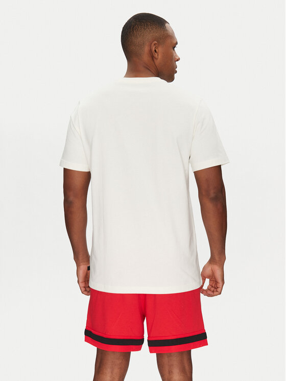 adidas adidas T-shirt Lens Elevated Pocket Graphic JJ3928 Bijela Loose Fit