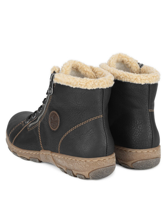 Rieker Rieker Botine Z0121-00 Negru