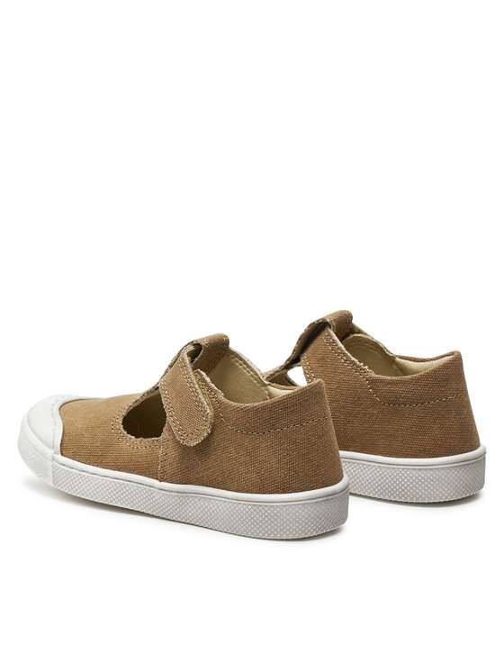 Froddo Froddo Sneakers aus Stoff Rosario Vegan T-Bar G2130319-2 S Braun