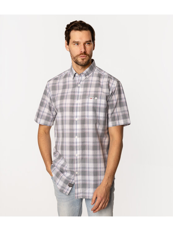 Lee Cooper Lee Cooper Koszula NEW TENBY2 KL05 Szary Comfort Fit