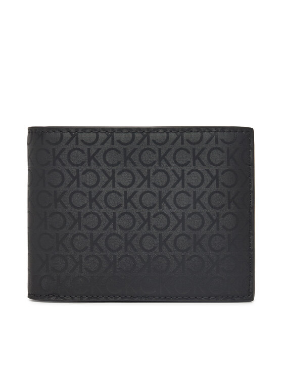 Calvin Klein Pánska peňaženka Ck Sleek Trifold 10Cc W/Coin K50K512865 Čierna