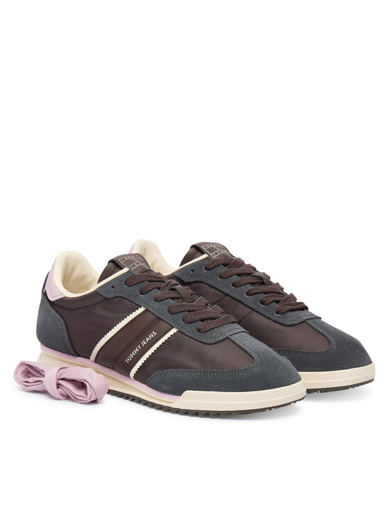 Tommy Jeans Tommy Jeans Sneakersy Tjw Low Profile Runner EN0EN02927 Hnedá