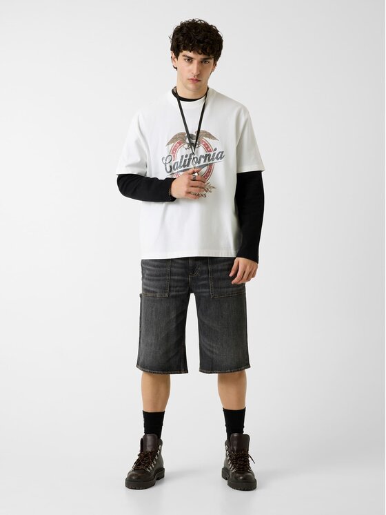 Guess Guess T-Shirt 183251 Biały Classic Fit