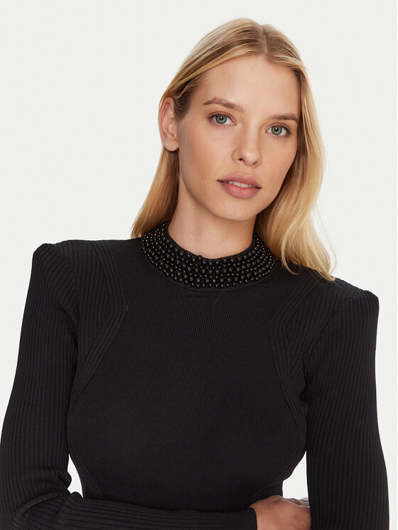 Gaudi Gaudi Svetr 521FD53036 Černá Slim Fit