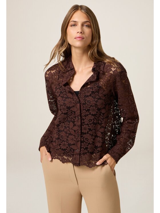 Oltre Oltre Camicia 5086R003165N032 Marrone Regular Fit