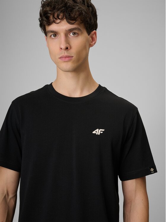 4F 4F T-shirt 4FRSS26TTSHM3814-20S Nero Regular Fit