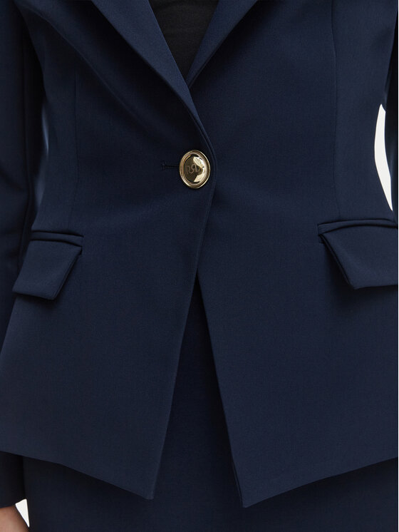 Rinascimento Rinascimento Švarkas CFC0128649003 Tamsiai mėlyna Slim Fit