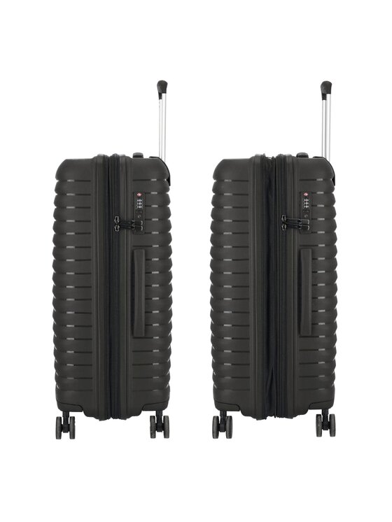 D&N D&N Komplet walizek 310006 Czarny