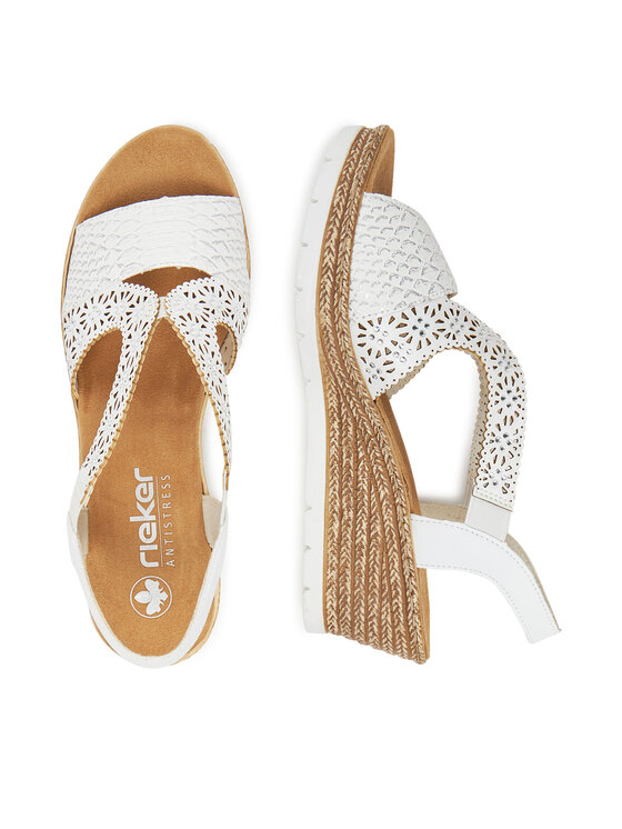 Rieker Rieker Sandalen 61916-80 Weiß