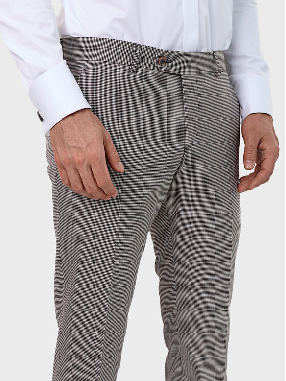 Evenemen Evenemen Spodnie garniturowe Ira Beżowy Slim Fit