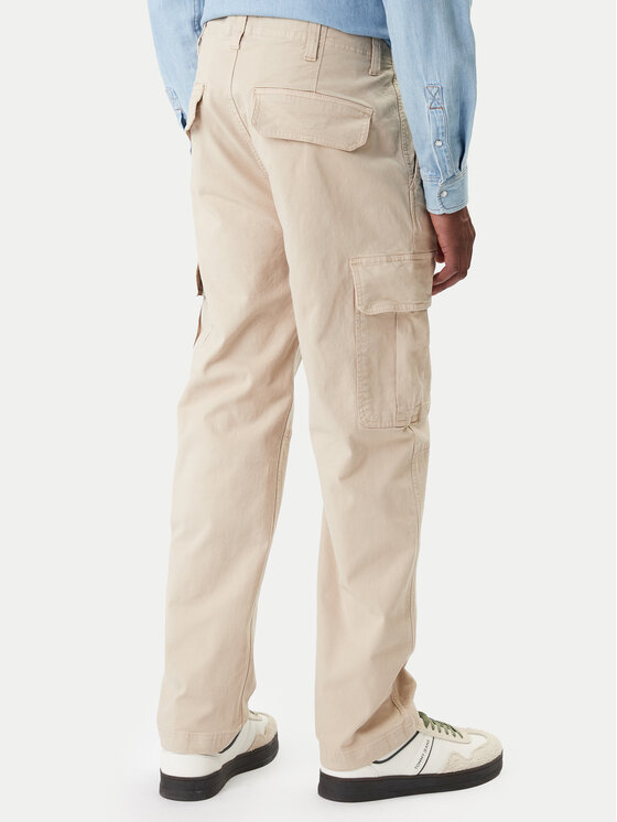 Tommy Jeans Tommy Jeans Spodnie materiałowe Sonny DM0DM22651 Beżowy Slim Fit