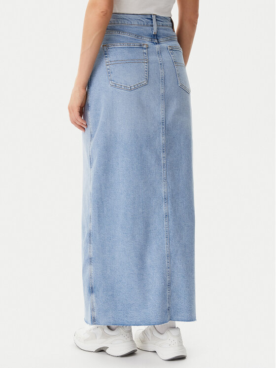 Tommy Jeans Tommy Jeans Fustă de blugi Claire DW0DW20581 Albastru Regular Fit