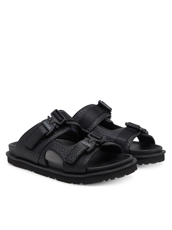 Guess Guess Klapki FMJBAH ELE03 Czarny