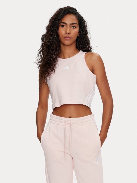 adidas Top Future Icons 3-Stripes IW5295 Ružová Slim Fit