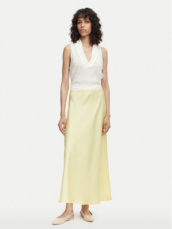 Vero Moda Vero Moda Maksi svārki Livia 10350079 Gaiši dzeltena Regular Fit
