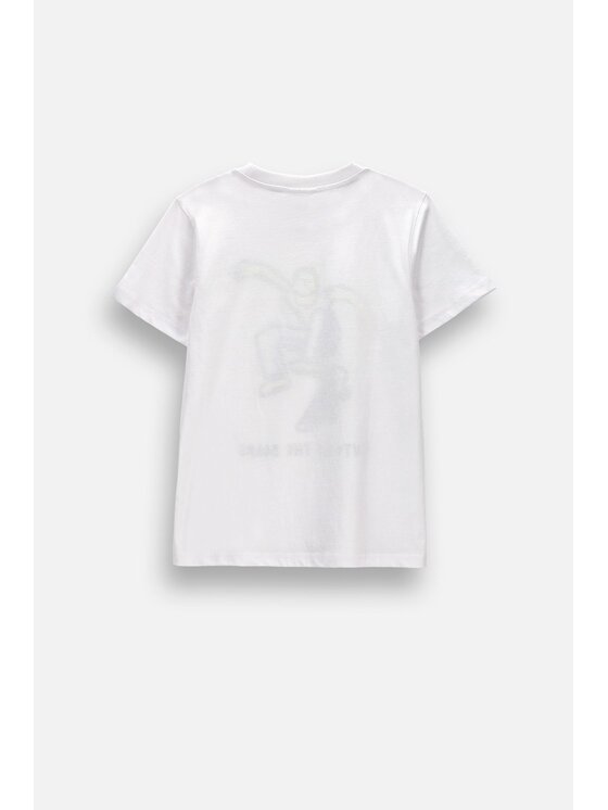Coccodrillo Coccodrillo T-Shirt ZC6143213VBA-001 Biały Regular Fit
