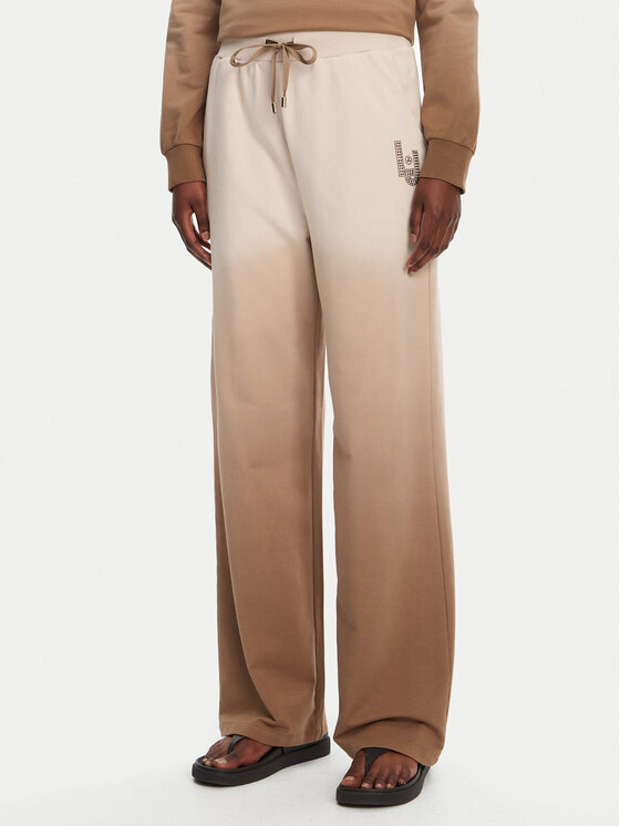 Liu Jo Sport Liu Jo Sport Teplákové kalhoty TA5116 FS090 Béžová Relaxed Fit