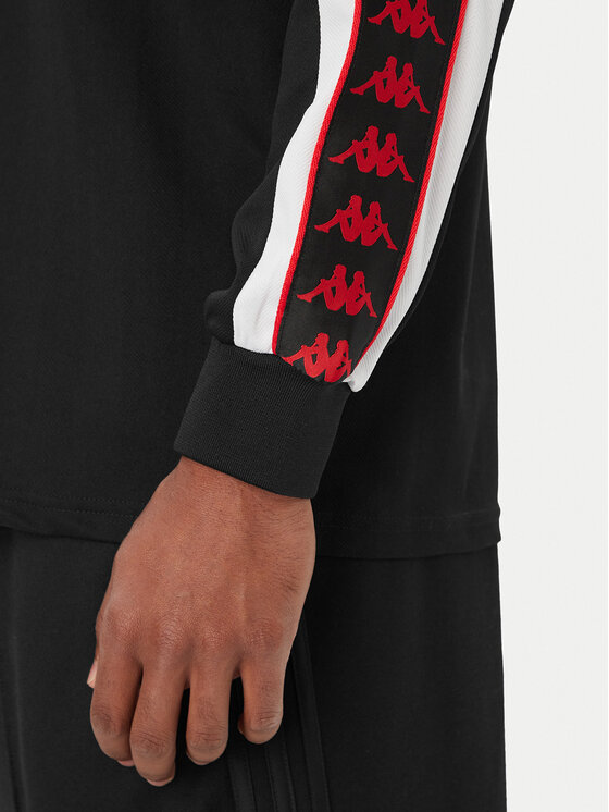 Kappa Kappa Polo särk 311U78W Must Comfort Fit