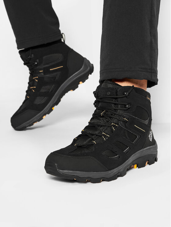 Jack Wolfskin Jack Wolfskin Туристически Vojo 3 Wt Texapore Mid M 4042461 Черен