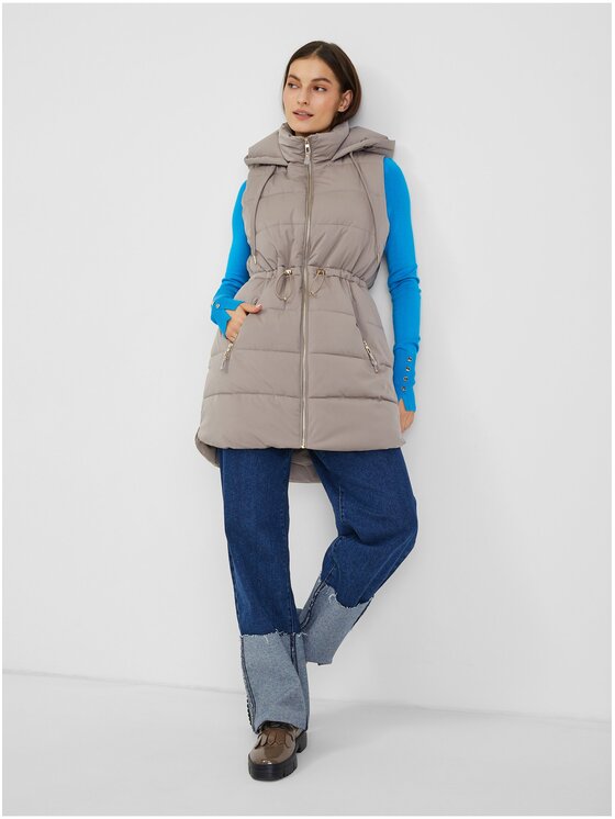 Orsay Orsay Kamizelka 816025-662000__34 Szary Regular Fit