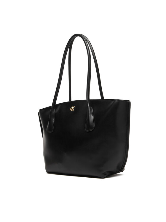Calvin Klein Calvin Klein Kabelka Ck Medium Dome Tote LV04F3344G Čierna