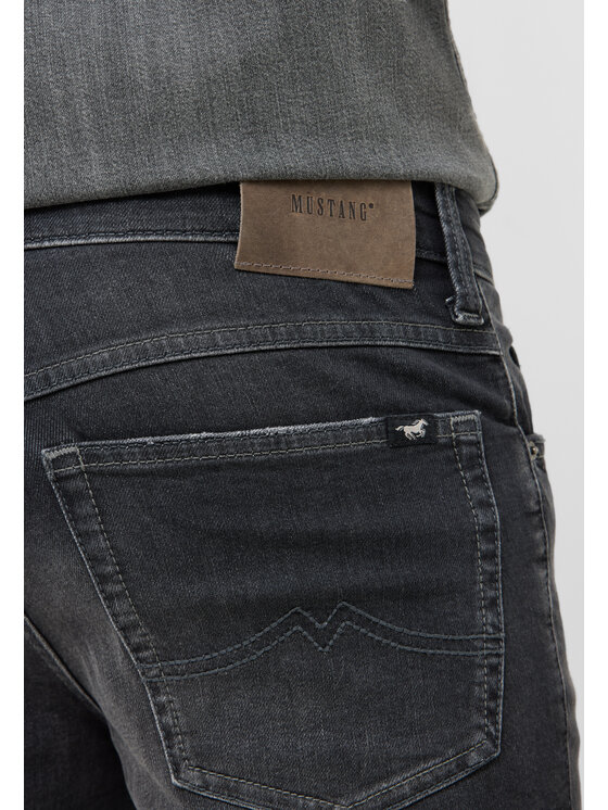 Mustang Mustang Jeansy TRAMPER STRAIGHT Czarny Straight Fit