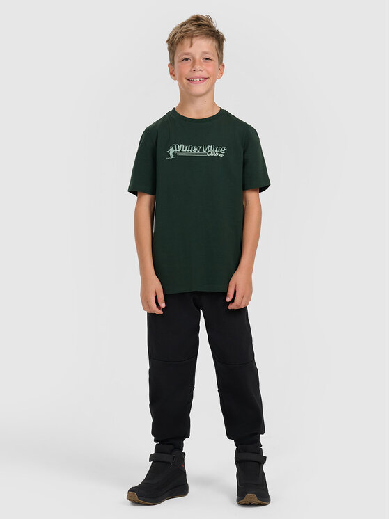4F 4F T-Shirt APRES SKI Zielony ciemny Regular Fit