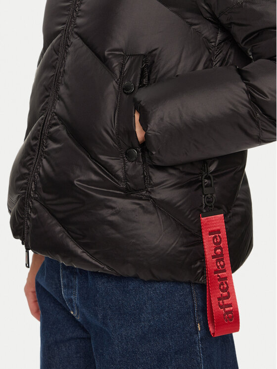 After Label After Label Pehelykabát Helsinki A00042 Fekete Regular Fit
