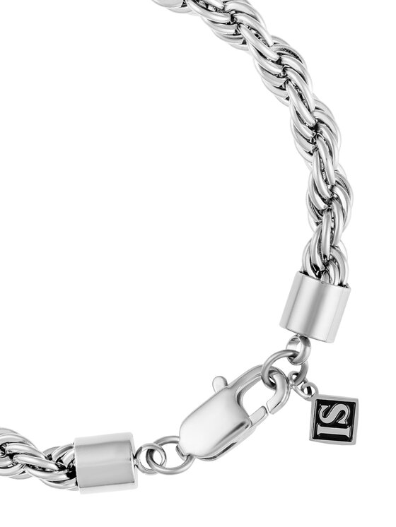 ICED STUFF ICED STUFF Bracciale Rope Oro bianco