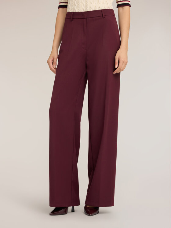 Motivi Motivi Pantaloni di tessuto P04NQ004819N036 Bordeaux Over Fit
