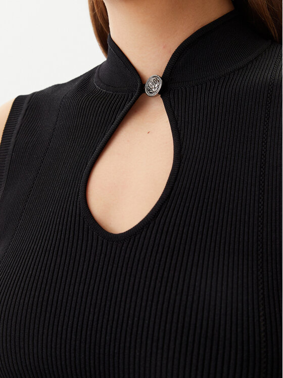 Guess Guess Pulover W5GR10 Z3L10 Črna Regular Fit