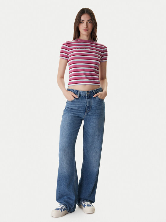 Guess Guess T-shirt W6RI41 J1314 Ružičasta Regular Fit