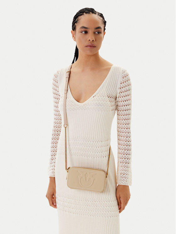 PINKO PINKO Torebka Carrie Camera Case Mini 103799 A1LF Beżowy