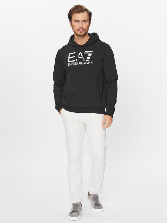 EA7 Emporio Armani EA7 Emporio Armani Majica dugih rukava 6RPM17 PJSLZ 1200 Crna Regular Fit